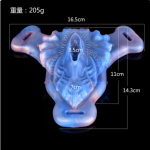 Creature Pussy Grinder Mat Harness with Cock Hole