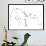 Blowjob art print for download