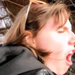 Pickup girl on the street and sex for money in a public place