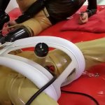 Rubber Slave used by Mistress