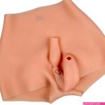 Silicone Fake Vagina Pants MenS Hiding Gaff Panty Camel Toe Control Thong for Crossdresser Transgender Cd DragqueenIvory whiteBasic at Amazon Mens Clothing store