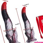 Venom Dildo Sawtooth 8 Inch Soft Tongue