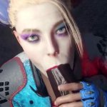 Suicide Squad Harley blowjob pov