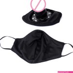 Gelances SM Dildo Mouth Plug Mask Adult Sex Toys Penis Plug Female Mouth Ball Consolador Black Mask Sex Toys Women