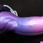 NEW Bad Dragon NOX Fantasy EXTRA LARGE Silicone Dildo CUM TUBE LUBE Toy SPLIT