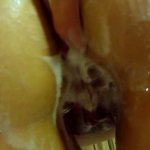 Honey come into my shower and rub my beautiful ass anal and pussy. Milf washes her body with soapy foam. Amateur fetish.