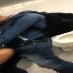 PUBLIC BLACK GAY THUG FUCKING IN WASHROOM