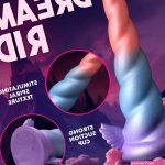 Dream Rider 7.7 Silicone Suction Cup Dildo By Creature Cocks