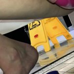 Shameless Slut Pisses Masturbates and Lactates in the Locker Room