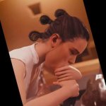 Rey Skywalker sloppy blowjob