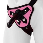 Sexy Emporium Black 5 Inch Pegging Dildo with Pink Strap On Harness Sex Toy for Women Couples and Lesbians Wearable Adjustable Harness Anal Plug with Hands-Free Suction Cup Silicone Adult : Amazon.co.uk: