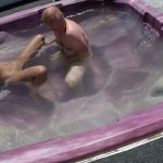 Skinny Woman With Incredible Body Nude in Hot Tub