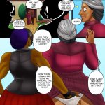 Porn comic The Grandmas Charms. MrEstella Sex comic busty brunette beauty
