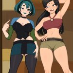 Porn comic Gwen and Heather. Total drama island. Afrobull Sex comic hot babes were