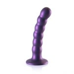Geribbelde G-spot dildo met zuignap 13 cm