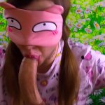 Young Babe with Sexy Lips Blowjob and Titfuck Huge Cock! POV