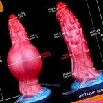 5248Inflatable monster Squirting dildo Anal Sex toys for women and men