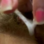 big clit rubbing closeup masturbation amateur hairy pussy cumming