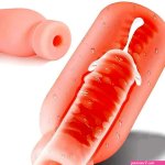 : Male Masturbators Milk Cup Shape Adult Pocket Pussy with Realistic Vagina Texture Perfect for Deep Throat Blow Job for Men Sex Pleasure Mens Sex Toys Portable Man Penis Training Masturbation :