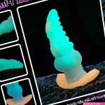 Large Fantasy Monster alien Anal Dildo Huge Silicone Wearable Butt Plug Massive Dildo Big Prostate Plug Sex Toys for Men Women