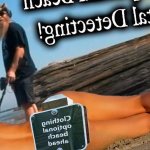 Nude Beach metal detecting!