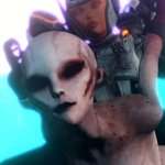 Female alien gets fucked hard by sci-fi explorer in spacesuit on exoplanet