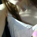 Tight wet pussy close up public masturbation in a car in a parking lot Porn Videos