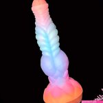 9.84in Portable Big Knot Fantasy Silicone Soft Dildo For G Spot Sex To