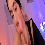 Latina Sloppy Dildo Blowjob