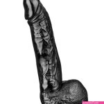 All Black Wilhelm-dildo 22 cm