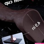 Black Realistic Dildo Feel Like Skin Big Penis Penetration Anal Plug Hands-Free Play Fake Dick Adult Sex Toys for Men and Women