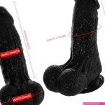 Fast Shipping 12.99 X 3.74 Ultra Huge Thick Wide Girth Giant Dildo Realistic Dildos With Super