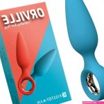 Vibrating Anal Plug with O-Ring Handle Silicone Butt Stimulator Se