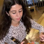 I cum on a girls face in Public Sushi Bar and she eats rolls with Cum on her face