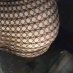 Amateur crossdresser playing in public