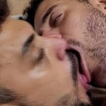Leicy Sposito and Zayan deep kissing