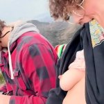 OMG! Drone Footage of Jewish Stepmom and Stepson Having Real Public Sex with VibeWithMommy