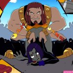 Post 1347673: BeastBoy Cyborg DC DickGrayson Mammoth Musou-Enrai Raven Robin Starfire TeenTitans