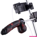 Spuitende Fantasy Dildo KlicLok en Zuignap 21 cm