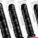 Realistische dildo 195 cm zwart met sterke zuignap flexibele anale dildo voor vrouwen en mannen : Amazon.nl: Gezondheid persoonlijke verzorging
