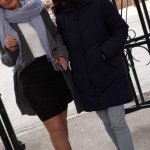 Older and younger amateurs have lesbian sex on a chesterfield