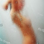 Nude Girl Washing Shower Bath Her Stock Photo 348389168
