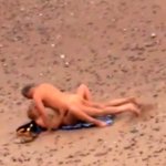 Beach Voyeur. Older guy fucking hot MILF on the ocean shore HD Pornhex