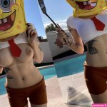 The SpongeBob mask stays on during sex
