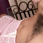 That hairy pussy looks very dense we hope the cum doesnt tangle her bush!
