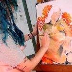 Painting a XXX self portrait
