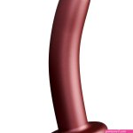 Ouch! Smooth Siliconen G-Spot Dildo met Zuignap 145 cm