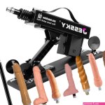 Krachtig Sex Machine Geweer met 7 Dildos