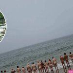 Disgusted locals call in cops to try and stop naked swim at popular Scots beach