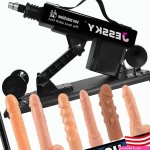 Jessky Sex Machine Dildo Thrusting Mahine w 8 Attachments Masturbation Sex Toys